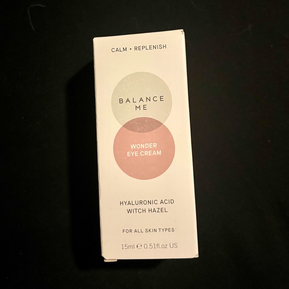 BRAND NEW UNOPENED Balance Me wonder eye cream